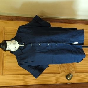 Relaxed-fit short-sleeve Baird McNutt Irish linen shirt